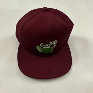 New Toy Machine OG Monster Reissue Red Graphic Snapback Hat Cap One Size